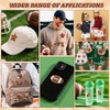 68 Pcs Football Patches Chenille Letter Patches Self Adhesive Embroidered
