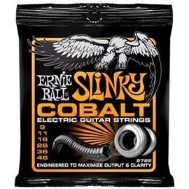 Ernie Ball P02722 Cobalt Hybrid Slinky Electric Guitar Strings, 9-46 (7 Pack)