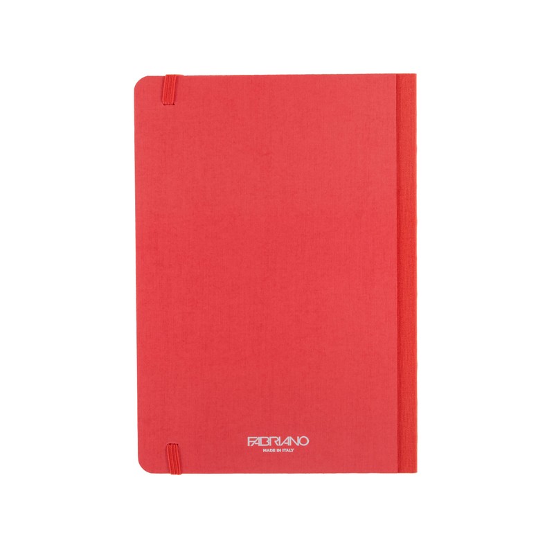 Fabriano Ecoqua Plus Fabric-Bound Notebook, 5.8" x 8.3", A5, Dotted,