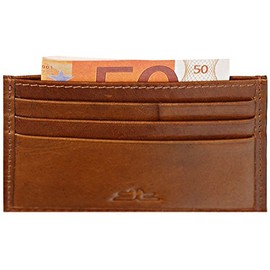 LAVERI Wallet Credit Card Holder Case Slim Pocket Case in Genuine Leather #1066/3