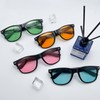 SUNOVELTIES Dozen Pack Retro Black Frame Sunglasses Classic Tinted Lenses
