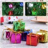 TOPBATHY 120 Pieces Christmas Mini Box Hanging Pendant Foam Gift