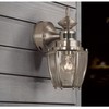 Outdoor Motion Sensor Wall Light, LED, 1-Light Dusk to Dawn