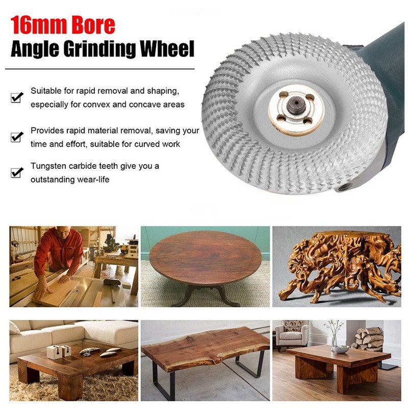 4 Pcs Grinder Wheel Disc 16mm Stainless Steel Rapid Carving