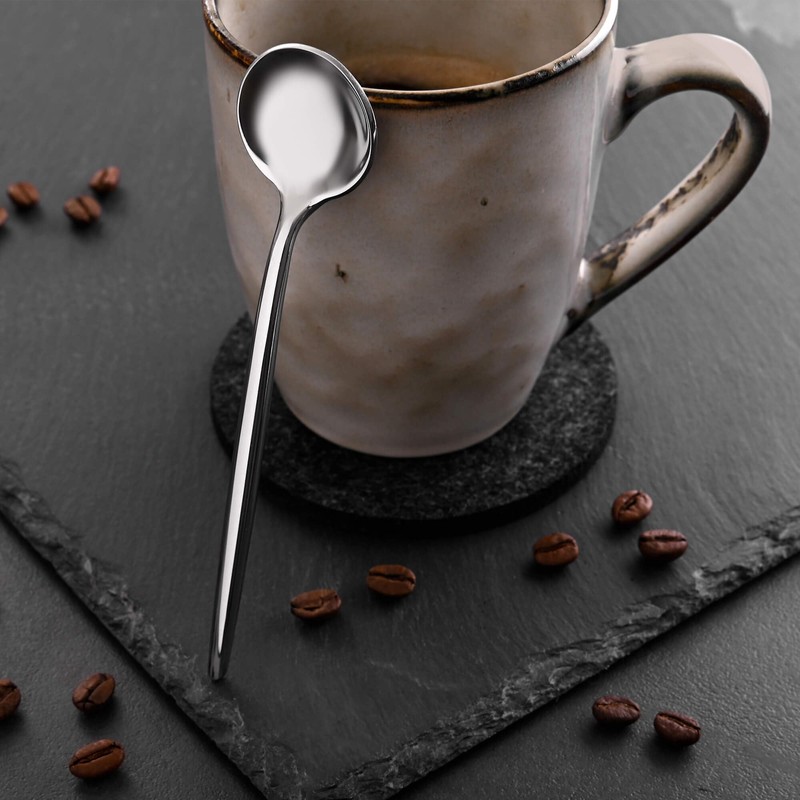 GRÄWE Provence Coffee Spoons, Set of 6, Dishwasher Safe, Dessert