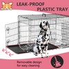 FDW Extra Large Dog Crate Dog Kennel Cage with Double