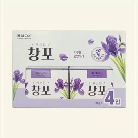 Creo 창포 비누 4개입 세안 깨끗한 소프 손 100g 목욕탕 때 청결 크리오 03WB8C79F4 Camphor Soap 4 Pieces Cleansing Hands Soap 100g Bath Clean Criyo