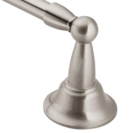 Moen DN6824BN Sage 24-Inch Single Towel Bar, Brushed Nickel