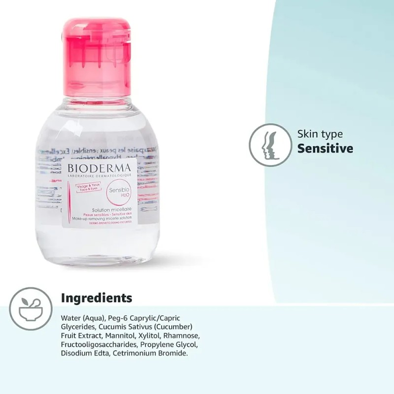 Bioderma Sensibio H2o Agua Micelar Desmaquillante 100 Ml