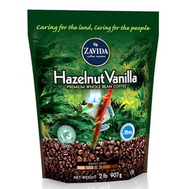 Unbranded Zavida Coffee Whole Bean Coffee, Hazelnut Vanilla (32 oz.) Free Shipping