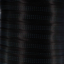 West Coast Paracord 1-Inch Tubular Nylon Webbing – Premium Heavy Duty Lightweight with Breaking Strength of 4000 Pounds – Outdoor All Purpose Straps for Climbing and Securing (Black, 5 Yards)