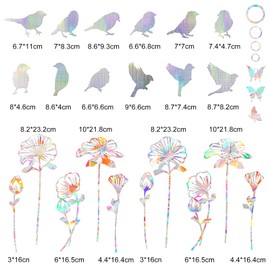 Prism Window Sticker, Window Decoration, Sun Catcher Bird Anti-Collision Window, Sun Catcher Sticker, Rainbow Collision Protective Film, Window Sticker Non-Sticky Prisms Window Film