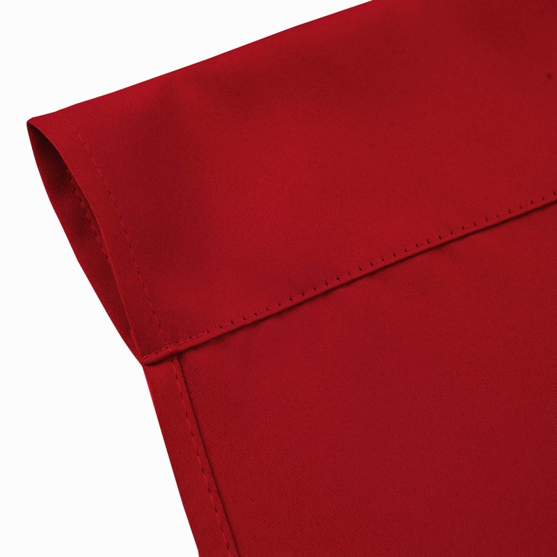 LEMOMO Red Blackout Curtains/42 x 63 Inch/Set of 2 Panels