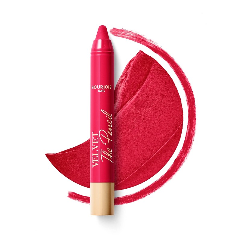 Bourjois Velvet The Pencil - 6 Framboise Griffée, 3 g