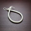 INTERIX CTB2104WH Curtain Tieback, Fashionable, Rope Tassel, White