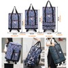 Radefasun Travel Tote Bags with Trolley Sleeve Expandable Extra Waterproof
