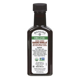 Watkins Organic Original Gourmet Baking Vanilla, with Pure Vanilla Extract, 2 oz. Bottle, 1-Pack