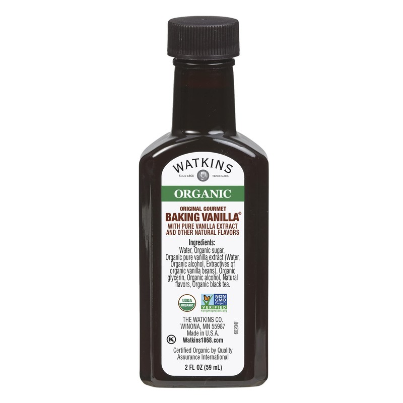 Watkins Organic Original Gourmet Baking Vanilla, with Pure Vanilla Extract,