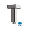 Lordear Shower Arm 3 Inch Polished Chrome Ceiling Mount Shower