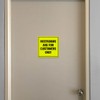 Signs ByLITA Square Restrooms Are For Customers Only Sign (Brushed