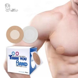 (Genie Company Korea) Thank You Band 105 Sheets White/Skin Nipple Band Nipple Patch / (지니컴퍼니코리아)땡큐밴드105매 화이트스킨 니플밴드 젖꼭지 유두 패치
