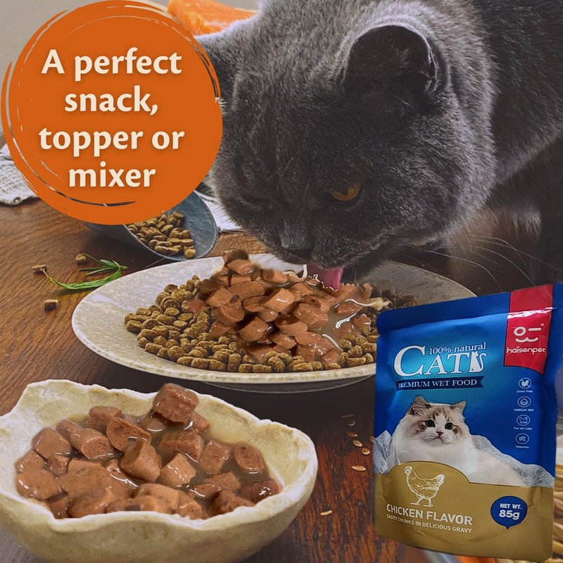 DurbaLife Cats Premium Wet Food 85g Pouch — Moist, Soft