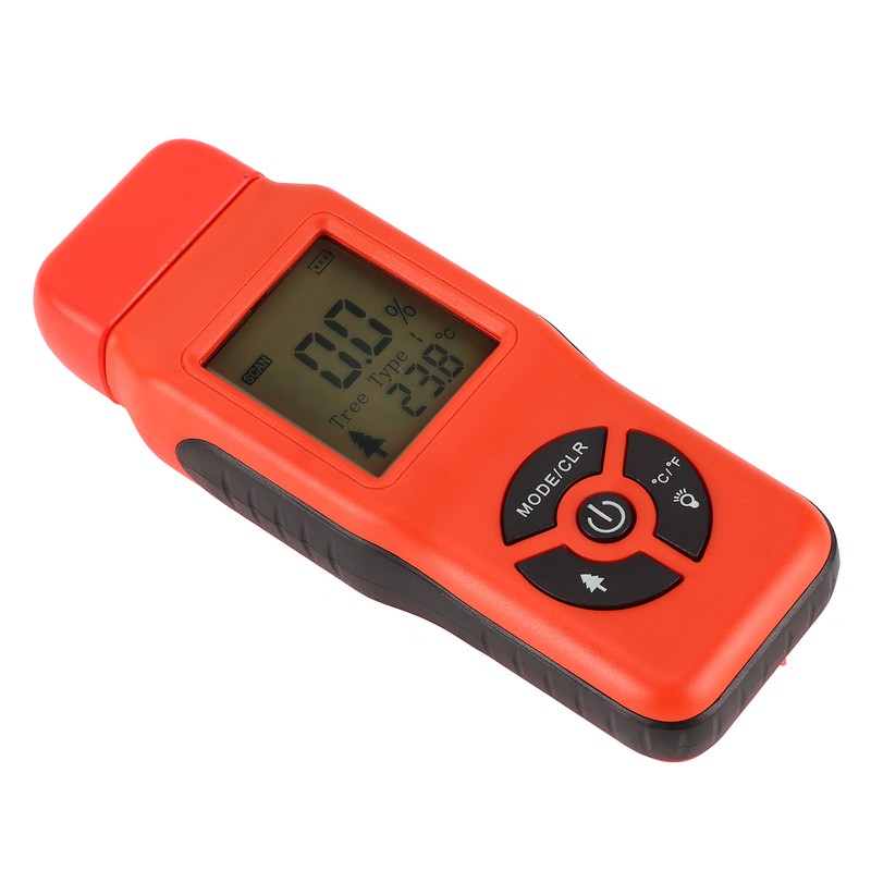 Professional Handheld Digital Wood Moisture Meter Portable LCD Display Wood