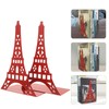 BESTOYARD 2 Pcs Genesis Eiffel Tower Bookends Stylish Reusable Tower