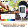Aupoko Digitaler 3-in-1 Bodentester mit Doppelsonde für die Präzisionsmessung von