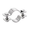 sourcing map Wall Mount Ceiling Mount Pipe Support, 304 Stainless