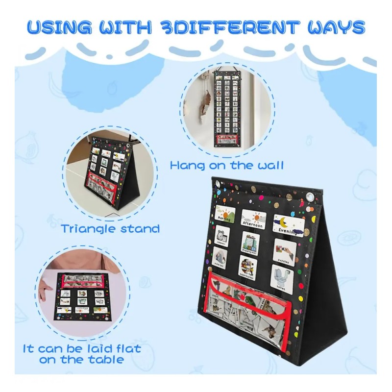 Visual Schedule For Kids With 63 Cards Communication Cards