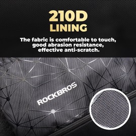 ROCKBROS Backpack with Drawstring, Gym Bag, Drawstring Bag, Sports Bag, 9L Gym Bag with Inner Pocket, Outer Pocket for Men and Women, for Sports, Cycling, Travel, Black, black