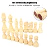 QANYEGN Chess Pieces, Wooden Chess Pieces Set, Wooden Chess Pieces