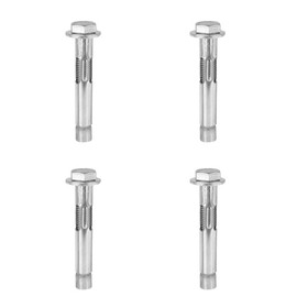 4Pcs M6*70mm Expansion Screw Bolts,Stainless Steel Hex Expansion Screws,Heavy Duty Fixing Anchors for Concrete,Masonryand Brick Wall