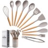 Utensilios de Cocina de Silicona, Juego de 12 Herramientas de