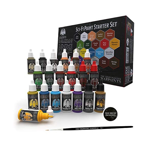 Grinning Gargoyle - Sci-Fi Paint Set - Acrylic Paints for
