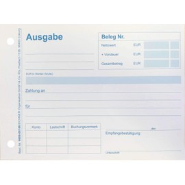 Receipt For Edition Format DIN A6 quer, 1 Unit