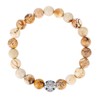 Natural 8mm Gemstones MetJakt Healing Crystal Stretch Beaded Bracelet Bangle