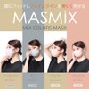 MASMIX Two-Tone Mask, 3D Type, 7 Pieces x 5 Set,