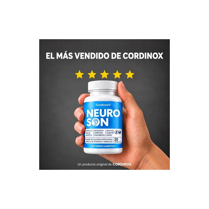 Neuroson Frasco Cápsulas Colageno Hidrolizado Vit Zinc
