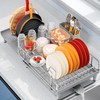 TOOLF Expandable Dish Rack, Dish Drying Rack for Kitchen Counter,