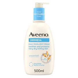 Aveeno Dermexa Daily Emollient Cream |Prebiotic Triple Oat Complex and Ceramides | 500 ml [Packaging may vary]
