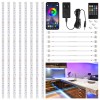SIXDEFLY 8 PCS RGB Under Cabinet Lighting Kit, App and