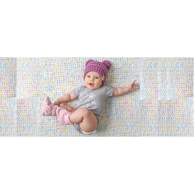 Funky Junque Infant Double Pom Beanie and Mittens Set -