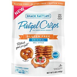 Snack Factory Original Pretzel Crisps, Gluten Free, 5 Ounces (Pack Of 12)