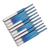 10PCS Carbide End Mill,PCB SMT CNC End Mill Engraving Bits,Corn