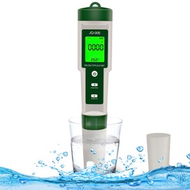 10 in 1 TDS PH Meter Water Tester with Back light, PH/TDS/EC/Salinity/Temp Meter with ATC, 0.01 Resolution High Accuracy Pen Type Liquid Tester for Drinking Water, Hydroponics, Plants, Aquarium Etc