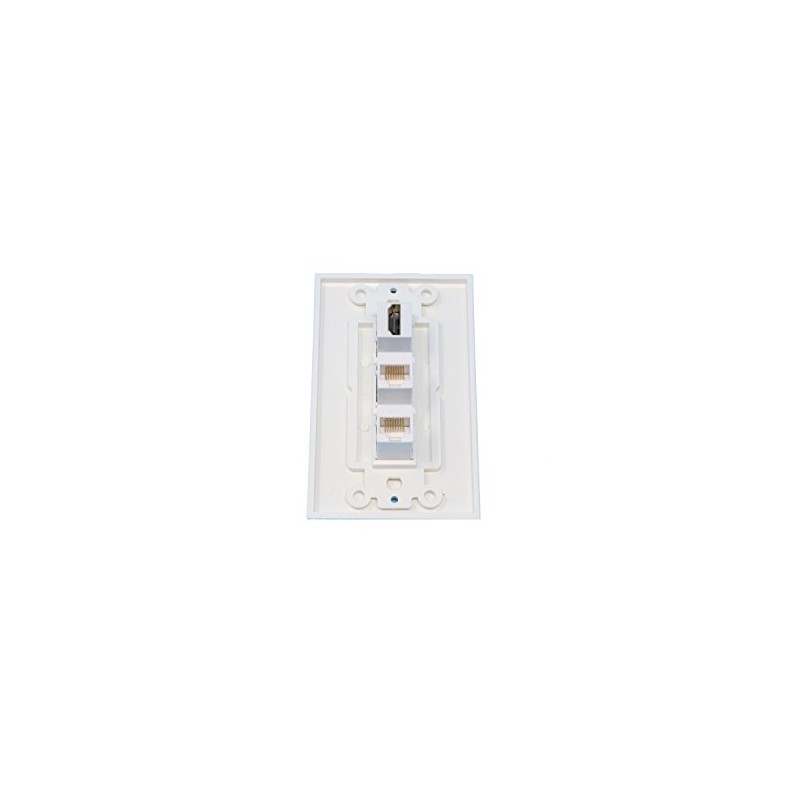 RiteAV - 1 Port HDMI 2 Port Cat6 Ethernet Decorative