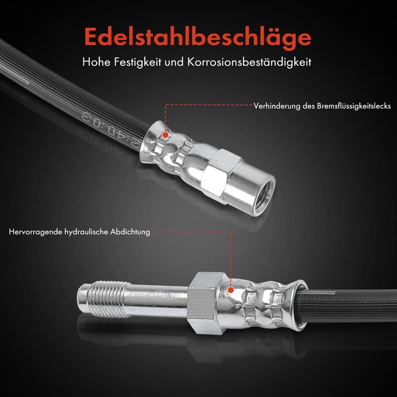 Frankberg 1 x Brake Hose Front Left or Right Compatible