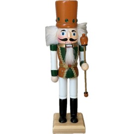 MaRab Traditional Nutcracker Wooden Nutcracker Christmas Decorations Approx. 25 cm High Table Decoration